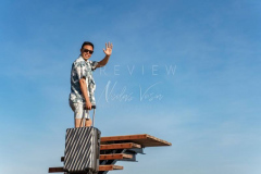Traveler on the stair to Heaven