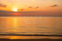 Sunset at the beach