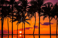 Sunset at the beach
