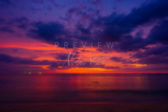 Sunset at the beach