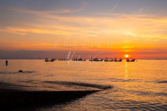 Nathon beach at sunset