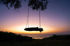 Scenic swing with Sunset
