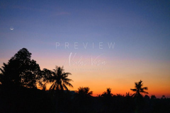 Sunset sky