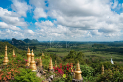 Temple in Surat Thani Tham Park Pagoda