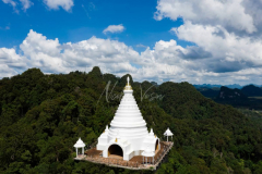 Temple in Surat Thani Tham Park Pagoda